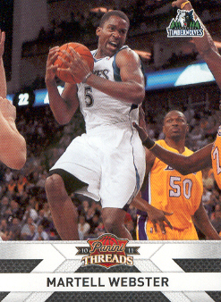 2010-11 Panini Threads #43 Martell Webster