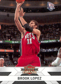 2010-11 Panini Threads #45 Brook Lopez