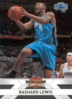 2010-11 Panini Threads #60 Rashard Lewis