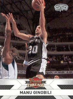 2010-11 Panini Threads #77 Manu Ginobili