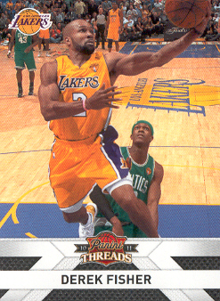 2010-11 Panini Threads #130 Derek Fisher