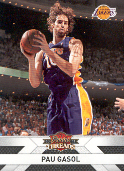2010-11 Panini Threads #131 Pau Gasol