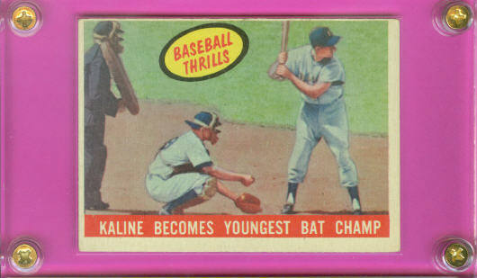 1959 Topps #463 Al Kaline BT/Bat Champ