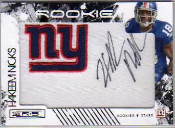 2009 Donruss Rookies and Stars #214 Hakeem Nicks AU RC