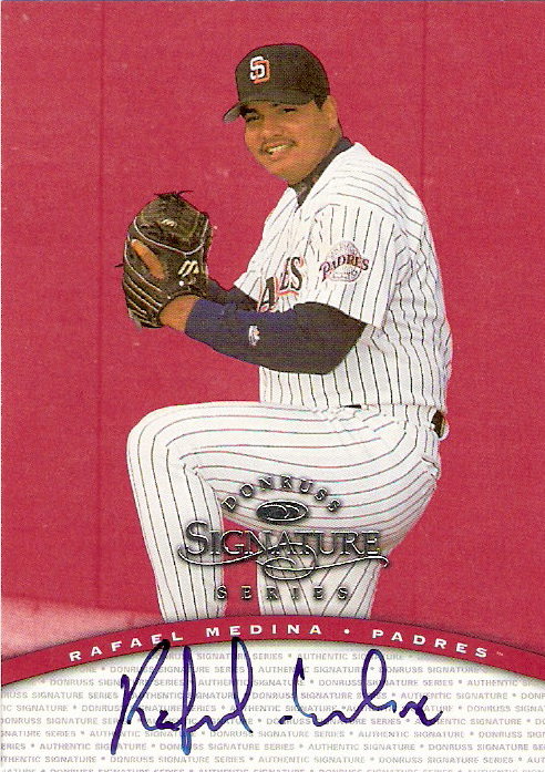 1997 Donruss Signature Autographs #71 Rafael Medina/3900