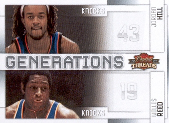 2009-10 Panini Threads Generations #7 Jordan Hill/Willis Reed