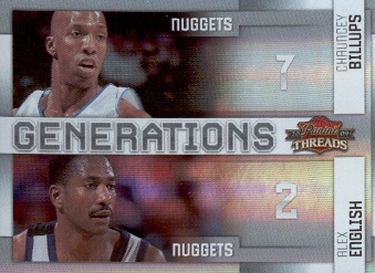 2009-10 Panini Threads Generations Century Proof #14 Alex English/Chauncey Billups