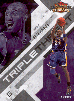2009-10 Panini Threads Triple Threat #4 Kobe Bryant