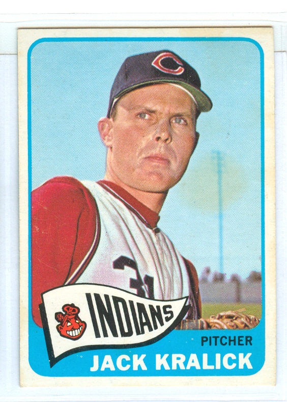 1965 Topps #535 Jack Kralick SP