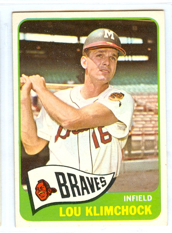 1965 Topps #542 Lou Klimchock