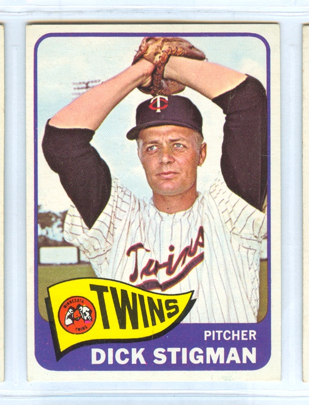 1965 Topps #548 Dick Stigman