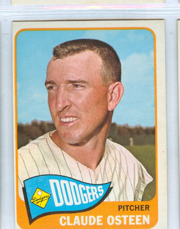 1965 Topps #570 Claude Osteen SP