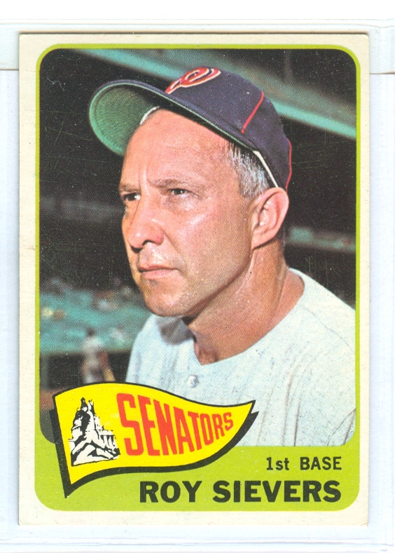 1965 Topps #574 Roy Sievers