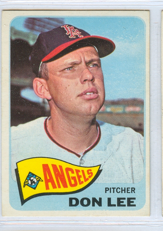 1965 Topps #595 Don Lee