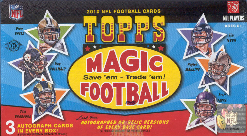 2010 Topps Magic NFL Football Trading Cards Box