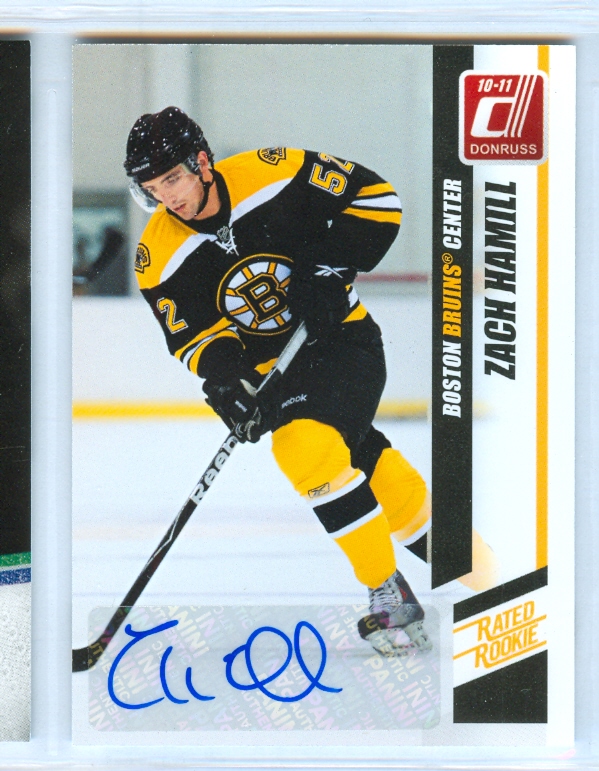 2010-11 Donruss Rated Rookies Autographs #259 Zach Hamill