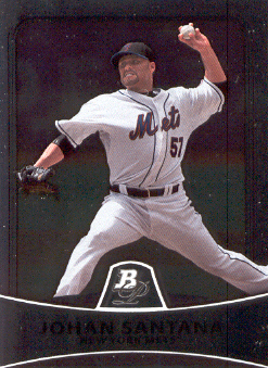 2010 Bowman Platinum #40 Johan Santana