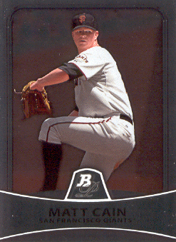 2010 Bowman Platinum #93 Matt Cain