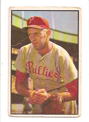 1953 Bowman Color #113 Karl Drews