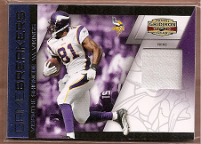 2010 Panini Gridiron Gear Gamebreakers Jerseys Prime #5 Visanthe Shiancoe/50