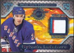 2000-01 Pacific Private Stock Titanium Game Gear Jersey #115, Sylvain Lefebvre