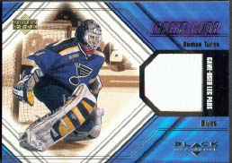 2000-01 Black Diamond Game Gear Update #L-TU Roman Turek 