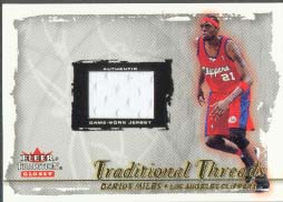 2000-01 Fleer Glossy Traditional Threads Darius Miles