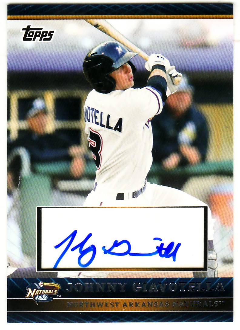 2010 Topps Pro Debut Prospect Autographs #JG Johnny Giavotella S2