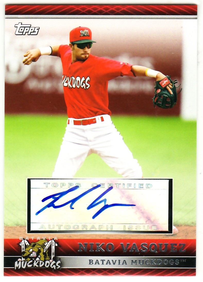 2010 Topps Pro Debut Prospect Autographs #NV Niko Vasquez