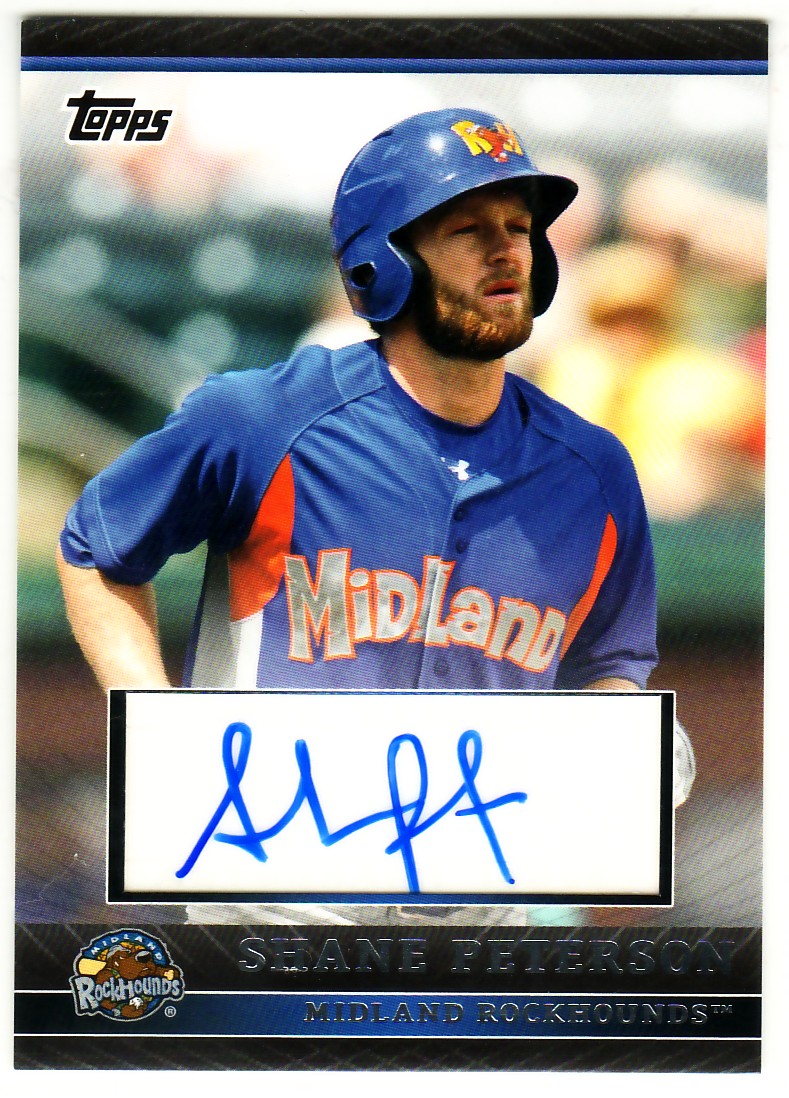 2010 Topps Pro Debut Prospect Autographs #SP Shane Peterson S2