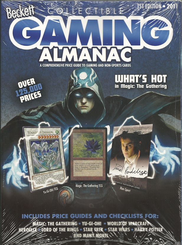 Beckett Collectible Gaming Almanac Price Guide #1 - 2011 Edition  (Brand New as of January 2011) (Price Guide To Gaming And Non-Sports Cards)