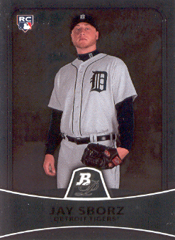 2010 Bowman Platinum #28 Jay Sborz (RC)