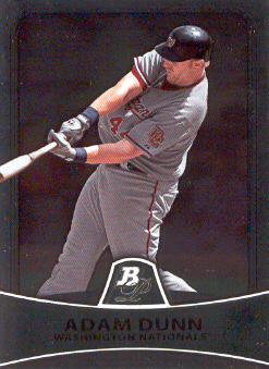 2010 Bowman Platinum #64 Adam Dunn