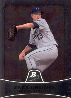 2010 Bowman Platinum #82 Zack Greinke