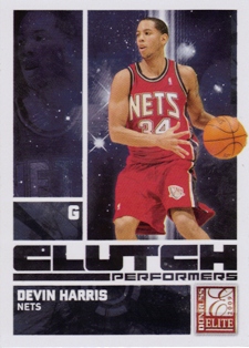 2009-10 Donruss Elite Clutch Performers #15 Devin Harris