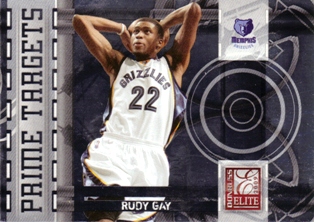 2009-10 Donruss Elite Prime Targets #16 Rudy Gay