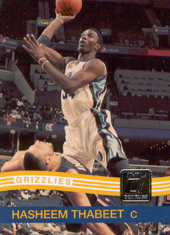 2010-11 Donruss #96 Hasheem Thabeet