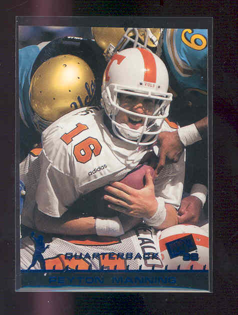1998 Press Pass Pick Offs Blue #1 Peyton Manning
