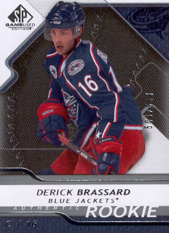 2008-09 SP Game Used #122 Derick Brassard RC