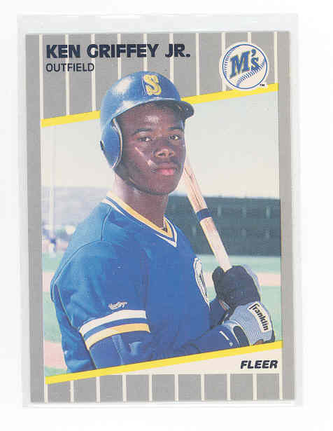 1989 Fleer #548 Ken Griffey Jr. rc Rookie card NM-MT