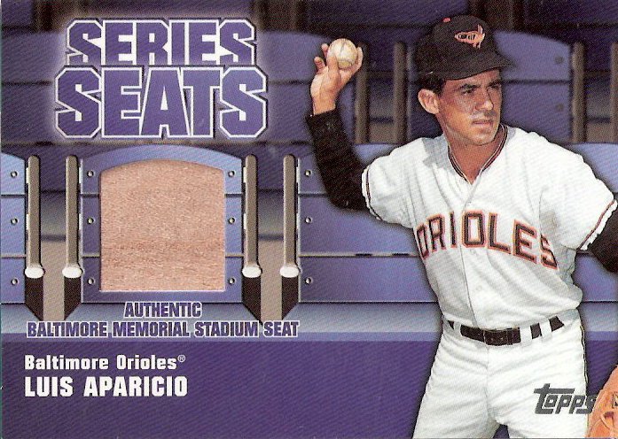 2004 Topps Series Seats Relics #LA Luis Aparicio