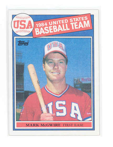 1985 Topps #401 Mark McGwire rc Rookie NM-MT (01)