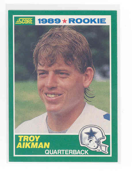 1989 Score #270 Troy Aikman rc rookie NM (01)