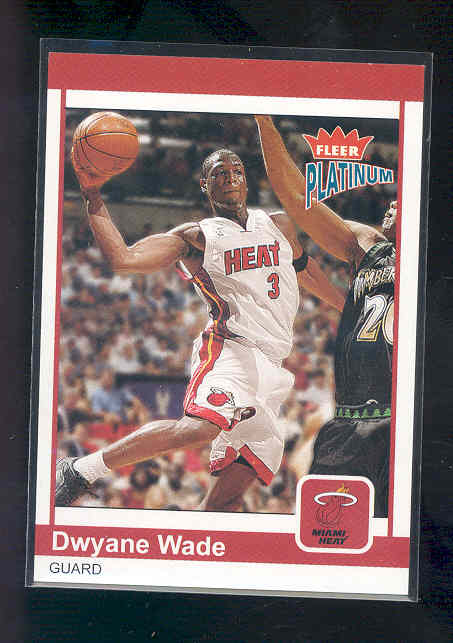 2003-04 Fleer Platinum #190 Dwyane Wade RC