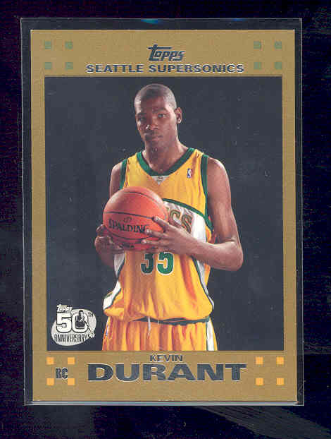 2007-08 Topps Gold #112 Kevin Durant