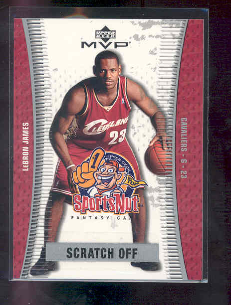2003-04 Upper Deck MVP Sportsnut Fantasy #SN90 LeBron James