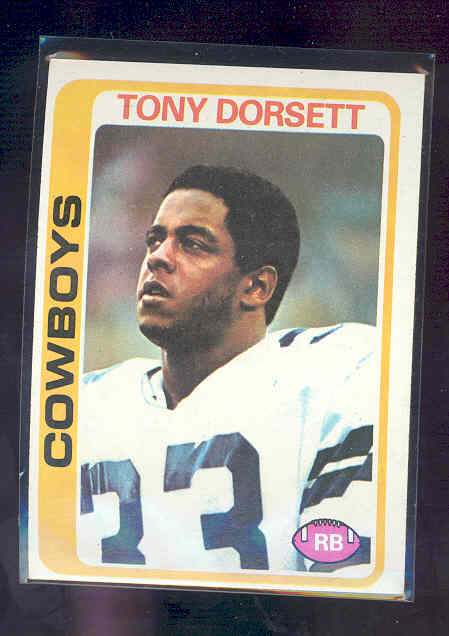 1978 Topps #315 Tony Dorsett rc Rookie Card EX-MT (01)