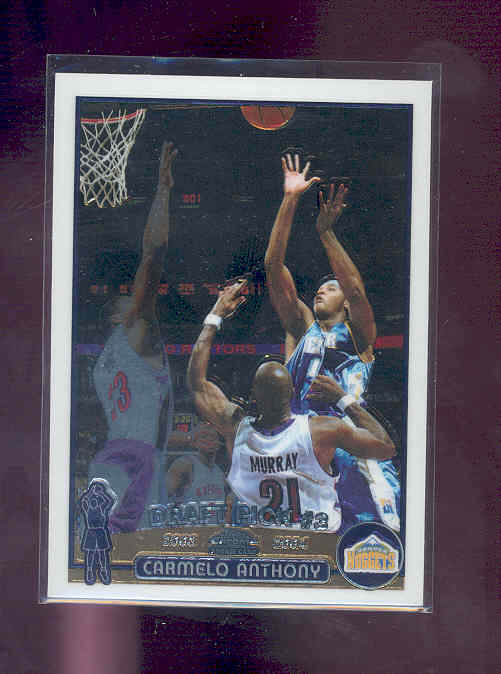 2003-04 Topps Chrome #113 Carmelo Anthony RC