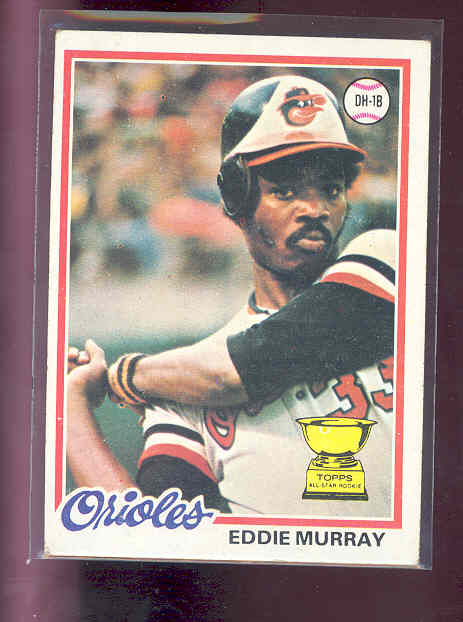 1978 Topps #36 Eddie Murray rc Rookie EX (02)