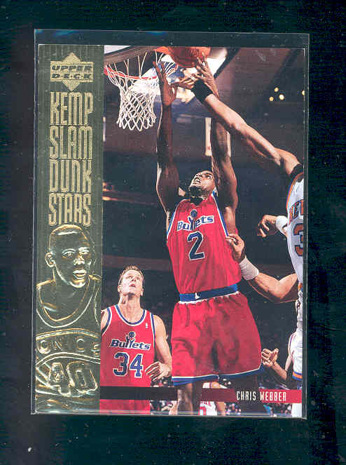 1994-95 Upper Deck Slam Dunk Stars #S18 Chris Webber